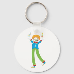 Juggling Clown Key Ring