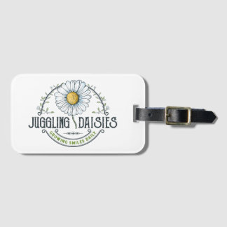 Juggling Daisies Logo Luggage Tag