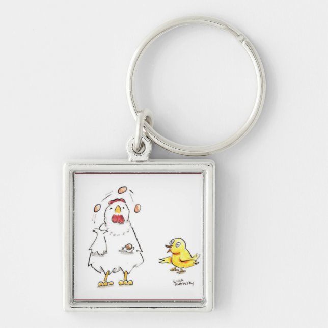 Juggling Dr. Julia Key Ring (Front)