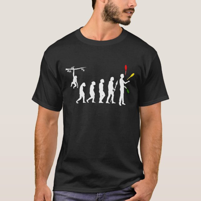 Juggling Evolution Juggling Balls Beginners Gifts  T-Shirt (Front)