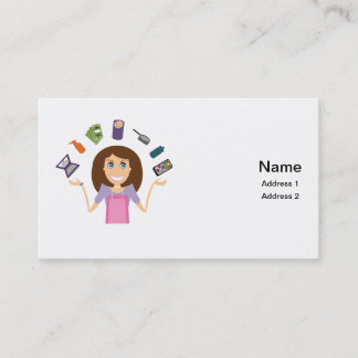 juggling mum business card