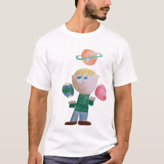 Juggling Planets Crew T-Shirt