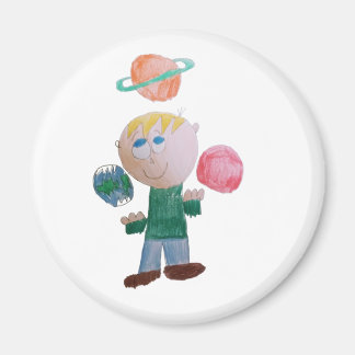 Juggling Planets Magnet