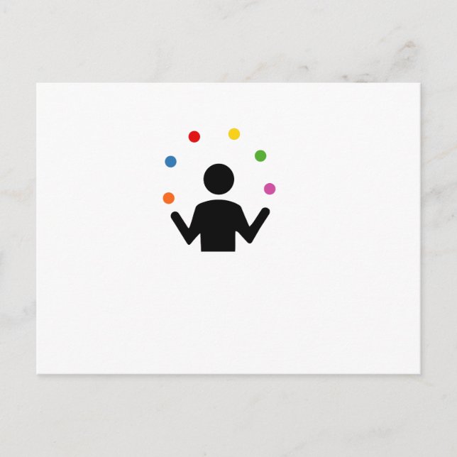 Juggling Postcard (Front)