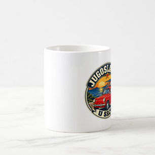 Jugoslavija U Srcu - Vintage Fico Yugoslavia Coffe Coffee Mug