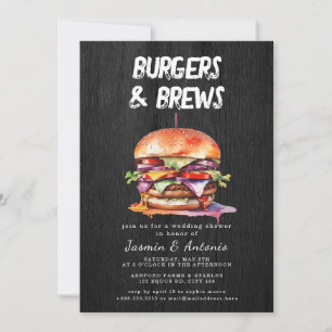 Juice and Burgers  Invitation