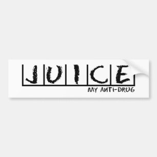 Juice Anti-Drug Bumper Sticker