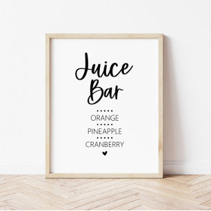 Juice Bar Sign