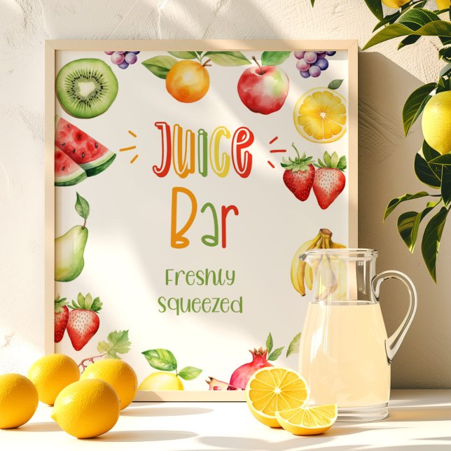 Juice bar Two-tti frutti birthday  Poster (Creator Uploaded)