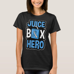 Juice Box Hero Diabetes Blue Ribbon Diabetic Ketoa T-Shirt