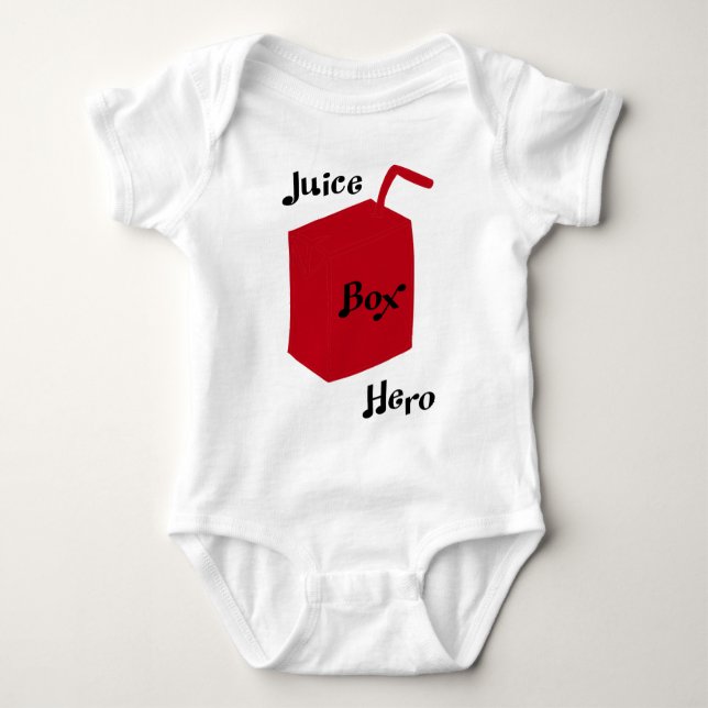 Juice Box Hero Kids Shirt by U.S. Custom Ink (Front)