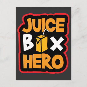 Juice Box Hero Type 1 Diabetes Awareness Diabetic Postcard