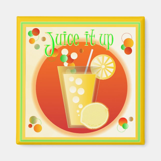 Juice it Up Cocktail Magnet (Front)
