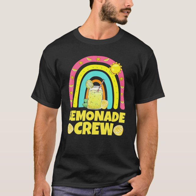 Juice Lemonade Crew Rainbow For Toddlers Kids Men  T-Shirt (Front)