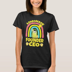 Juice Lemonade Founder Ceo For Boys Girls Kids Men T-Shirt