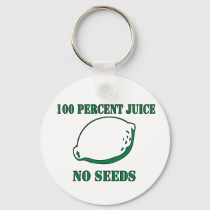 Juice No Seeds Key Ring