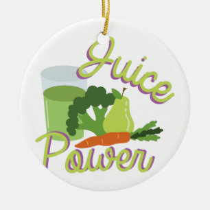 Juice Power Ceramic Tree Decoration