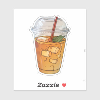 juice with ice in plastic cup