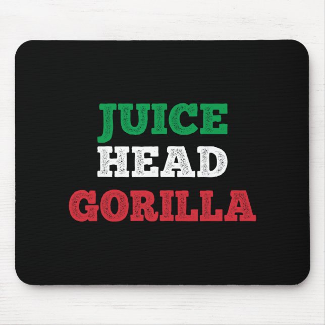 Juicehead Gorilla New Jersey Garden Nj Shore Itali Mouse Pad (Front)