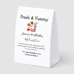 Juices & shakes restaurant business website social