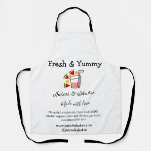 Juices & shakes restaurant business website social apron