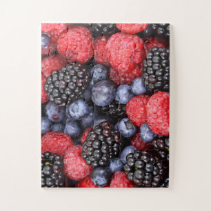 Juicy and Ripe Berry Fruit Medley Jigsaw Puzzle