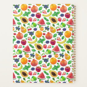 Juicy bright fruits planner