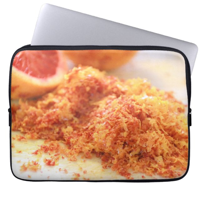 Juicy Citrus Blood Oranges and Zest Laptop Sleeve (Front)