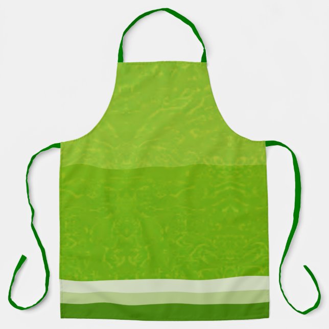 Juicy Citrus Lime Fruit Slice Colours Apron (Front)