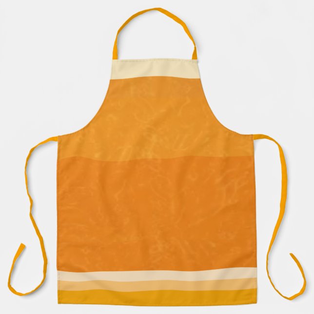 Juicy Citrus Orange Fruit Slice Colours Apron (Front)