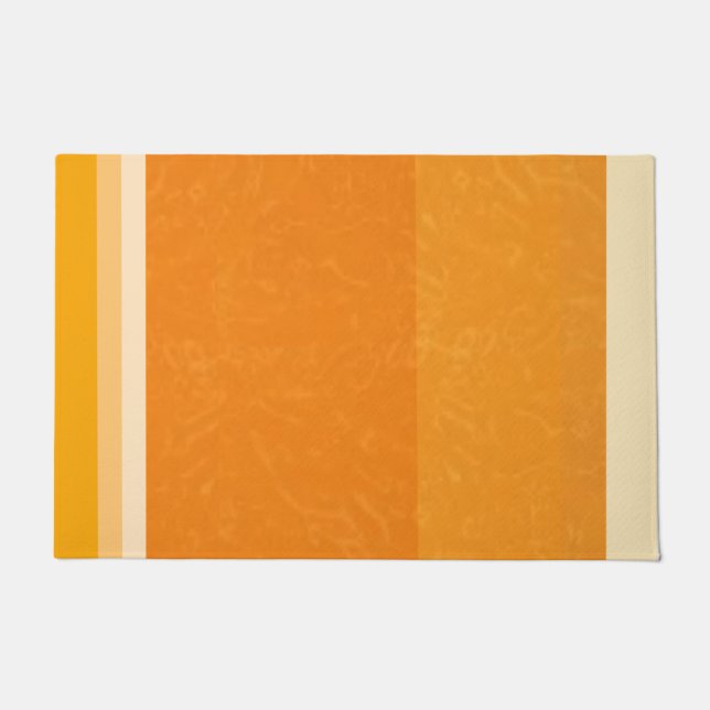 Juicy Citrus Orange Fruit Slice Colours Doormat (Front)