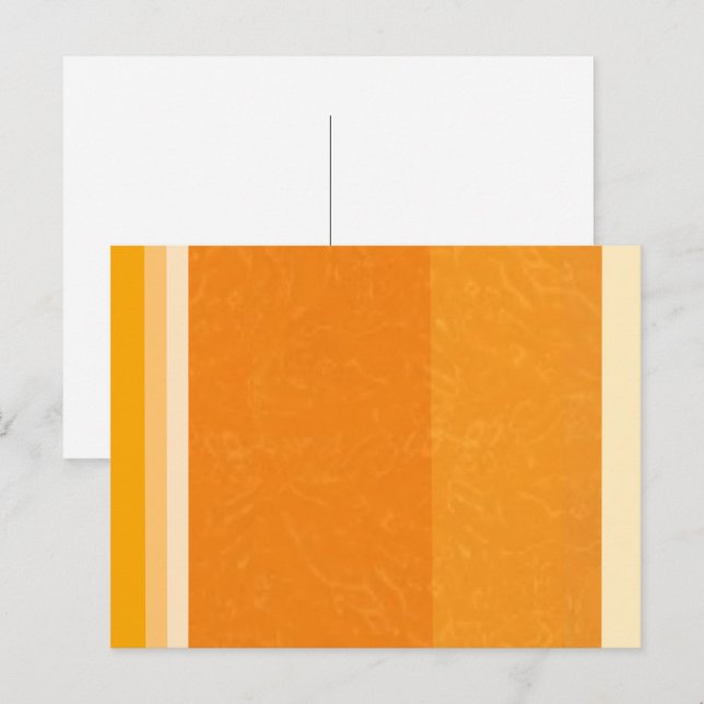 Juicy Citrus Orange Fruit Slice Colours Postcard (Front/Back)