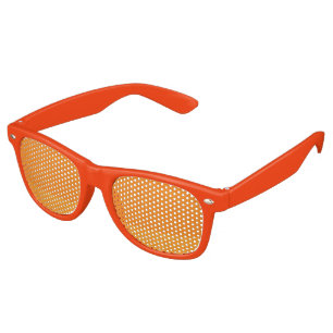 Juicy Citrus Orange Fruit Slice Colours Retro Sunglasses