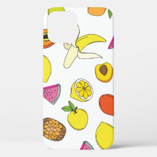 Juicy Fruit, Vintage Seamless Pattern. iPhone 12 Case