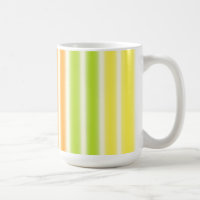 Juicy Lemon Lime And Orange Citrus Fruit Stripes