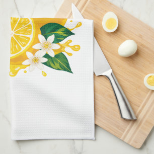 Juicy lemon tea towel