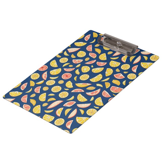 Juicy Lemons and oranges clipboard (Angled)