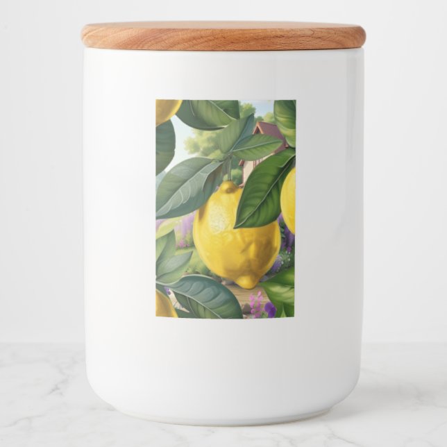 Juicy lemons  food label (Front)