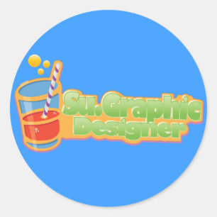 Juicy Logo Round Stickers