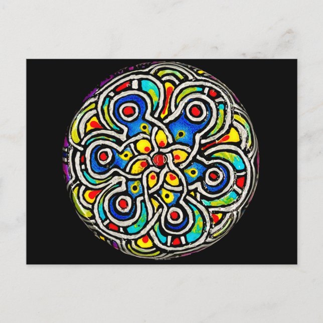 Juicy Mandala Postcard (Front)