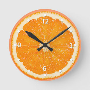 Juicy Orange Kitchen Wall Clock