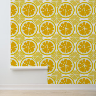Juicy Orange Slices Pattern   Bright Citrus Fruit  Wallpaper