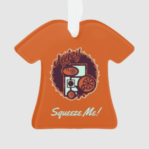 Juicy Orange "Squeeze Me!  Ornament