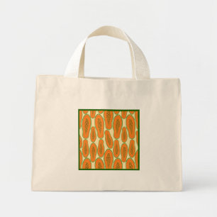 Juicy Papaya  Mini Tote Bag
