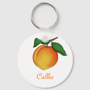 Juicy Peach Keychain