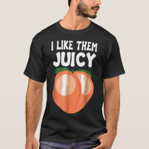 Juicy Peach Nectarines Apricots Fruit Fruit Basket T-Shirt