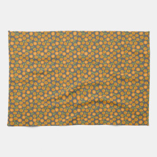 Juicy persimmons tea towel