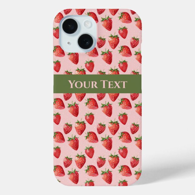 Juicy Pink: Spiralling Through Strawberry Fields Case-Mate iPhone Case (Back)