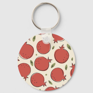Juicy pomegranate key ring