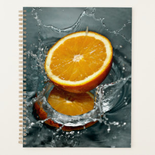 Juicy positive orange for vitamin mood planner